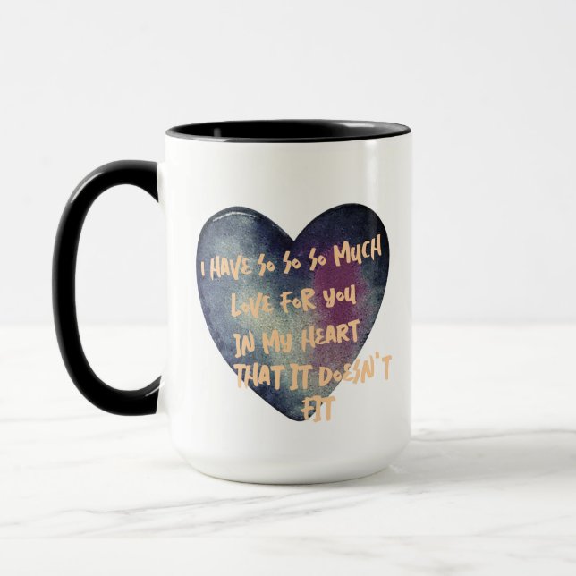 Liebe in meiner Herz Flirt Tasse, Perfect Valentin Tasse (Links)