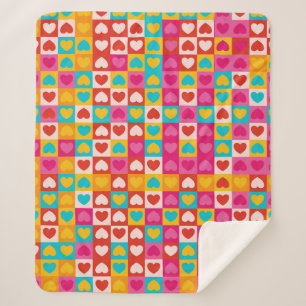 Liebe in Mustern Sherpadecke