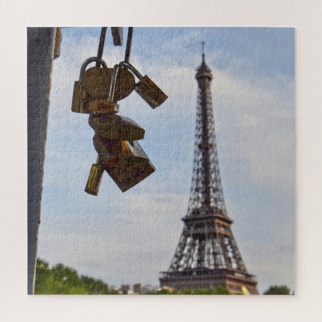 Liebe in Paris - 20x20 - 676 Stk. Jigsaw Puzzle (Vertikal)