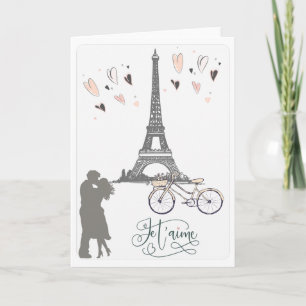 Liebe in Paris, I Liebe You Card  Karte