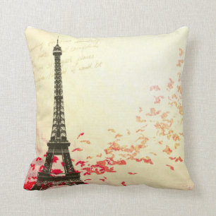 Liebe in Paris im Frühjahr Kissen