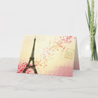 Liebe in Paris Karte