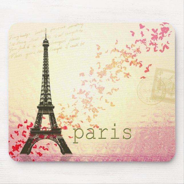 Liebe in Paris Mousepad (Vorne)