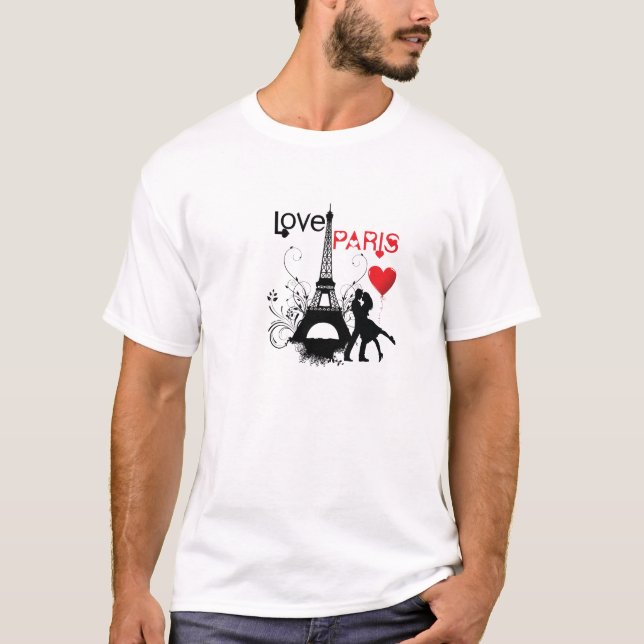 Liebe in Paris T-Shirt (Vorderseite)