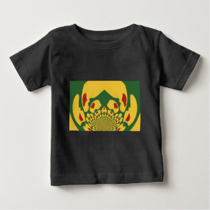Liebe in Rasta Colors: Reggae Hearts Baby T-shirt