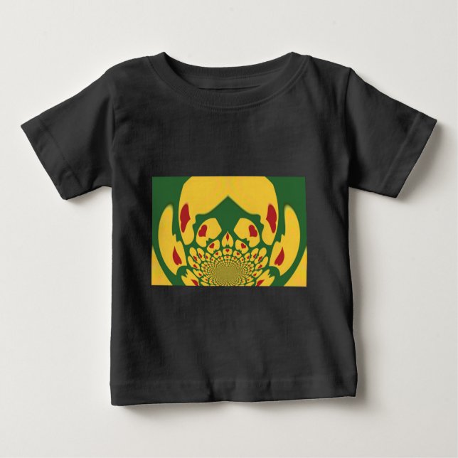 Liebe in Rasta Colors: Reggae Hearts Baby T-shirt (Vorderseite)