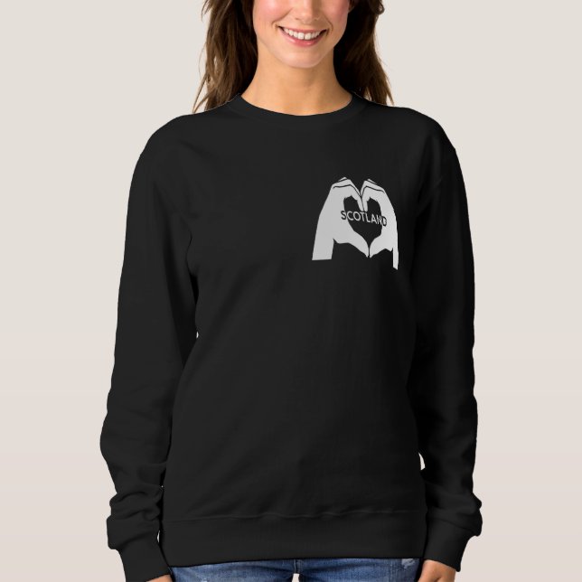 Liebe in Schottland Sweatshirt (Vorderseite)