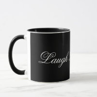 Liebe in Schwarz und Weiß lachen Tasse
