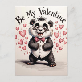 Liebe in Schwarzweiß Postkarte