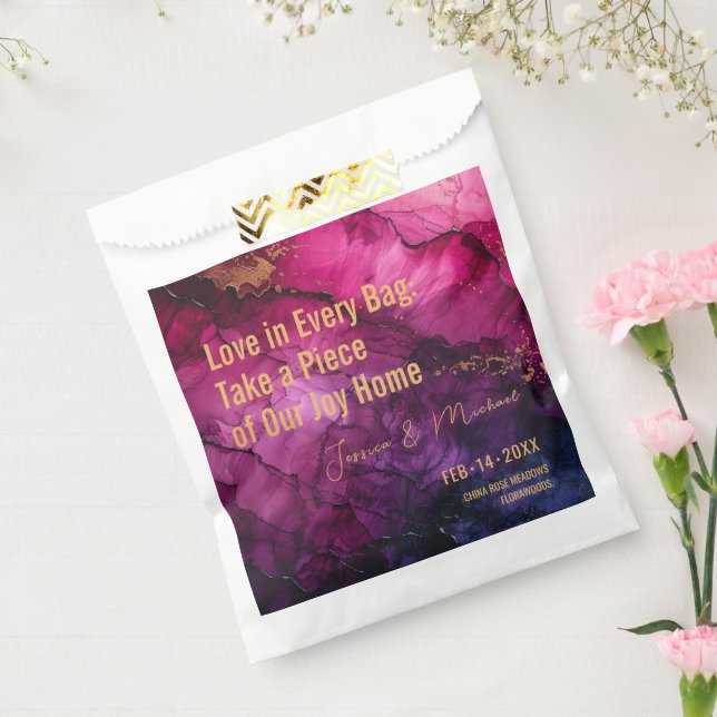 Liebe in Tasche. Celestial Elegance Marble Symphon Geschenktütchen (Versiegelt)