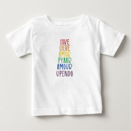Liebe in vielen Sprachen Rainbow Pride Baby T - Sh T-shirt