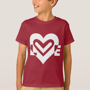 Liebe in Weiß T-Shirt