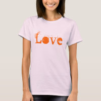 Liebe in Weiß und Orange