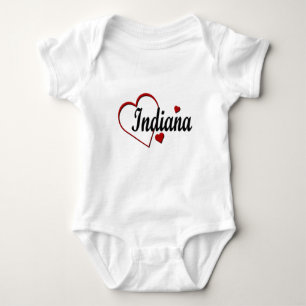 Liebe Indiana Hearts Säuglinge Strampler