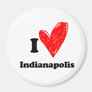 Liebe Indianapolis Magnet