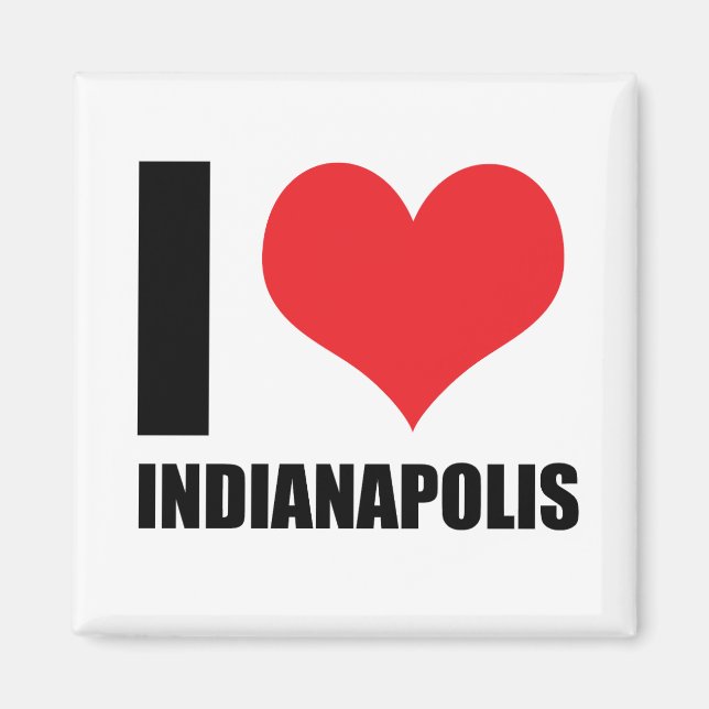 Liebe Indianapolis Magnet (Vorne)