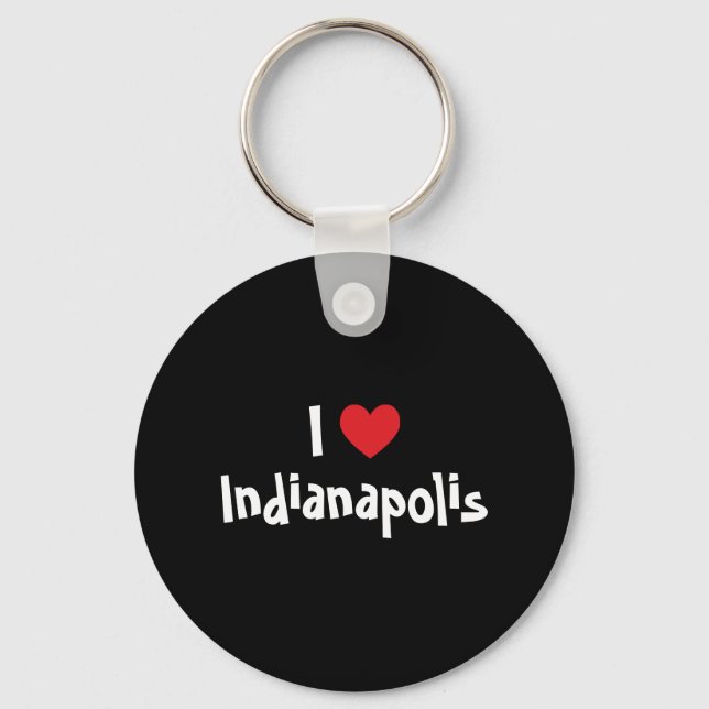 Liebe Indianapolis Schlüsselanhänger (Vorderseite)