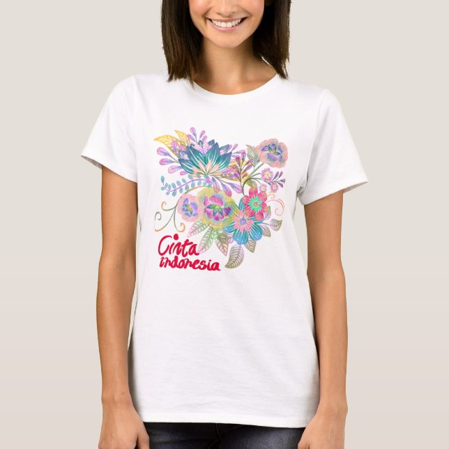 Liebe Indonesia-Hemd T-Shirt (Vorderseite)