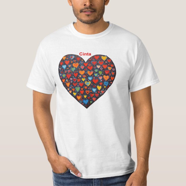 Liebe - Indonesisch T-Shirt (Vorderseite)