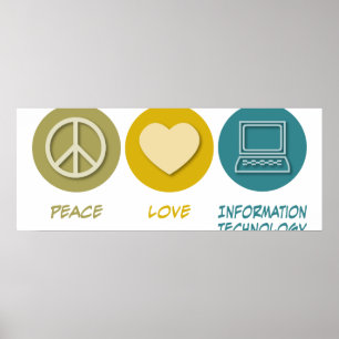 Liebe - Informationstechnologie Poster
