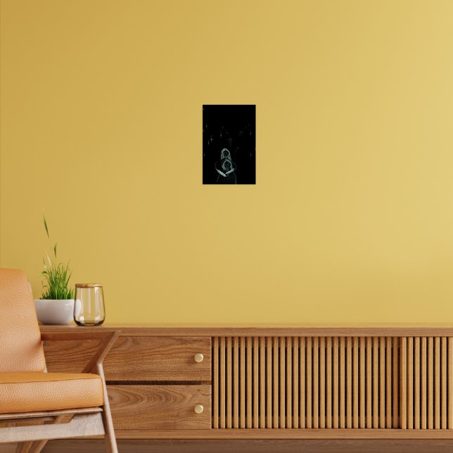 Liebe inmitten der Sterne: Ein Paar verkneifen sic Poster (Wohnzimmer 2)