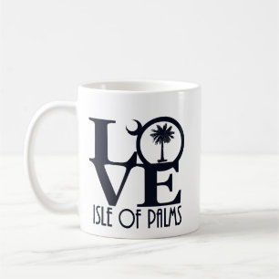 LIEBE Insel der Palmen 11oz Kaffeetasse