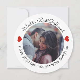 Liebe inspirieren Fügen Sie Ihr eigenes Foto und I Feiertagskarte