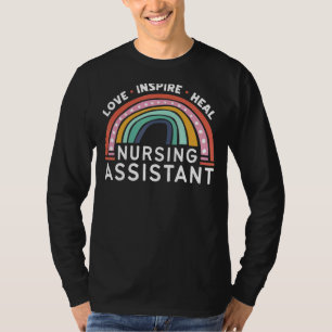 Liebe Inspiriert Krankenpflege Assistenz Heilbehan T-Shirt