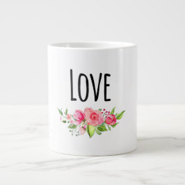 *~* LIEBE INTENSIVE EMOTO Blume Bouquet Jumbo-Tasse