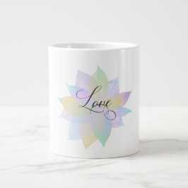 ~* LIEBE INTENSIVE EMOTO Rainbow Magisch Jumbo-Tasse