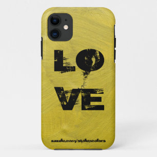 Liebe iPhone Black and Gold 11 Hülle