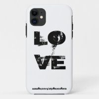 Liebe iPhone Schwarzweiß und Weiß