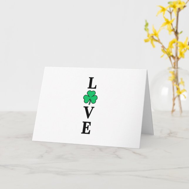 LIEBE Ireland Irish All Purpose Blank Karte (Gelbe Blume)