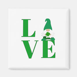 Liebe Irish Gnome Magnet