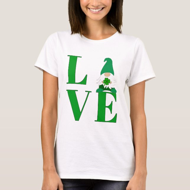Liebe Irish Gnome T-Shirt (Vorderseite)