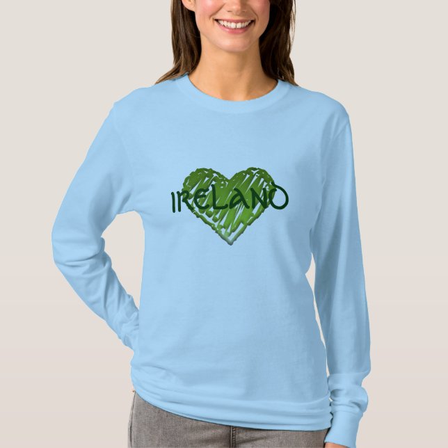 Liebe Irland T-Shirt (Vorderseite)
