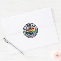 Liebe Island Pride Scrapbook Stickers