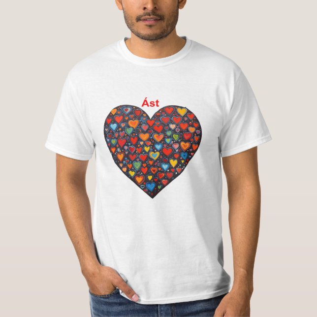 Liebe - Isländisch T-Shirt (Vorderseite)