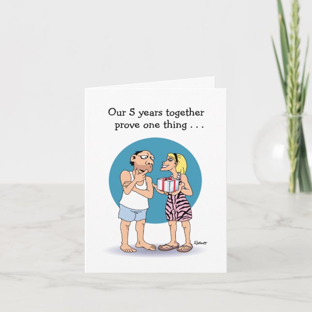 "Liebe ist" 5. Jahrestag Karte (Vorderseite)