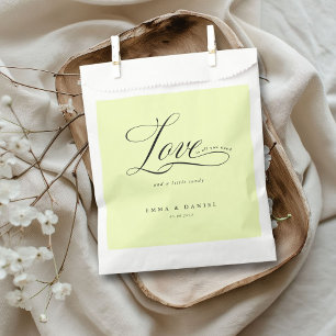 Liebe ist alles, was du brauchst! Hochzeit Geschenktütchen