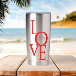 Liebe ist alles, was du brauchst thermobecher