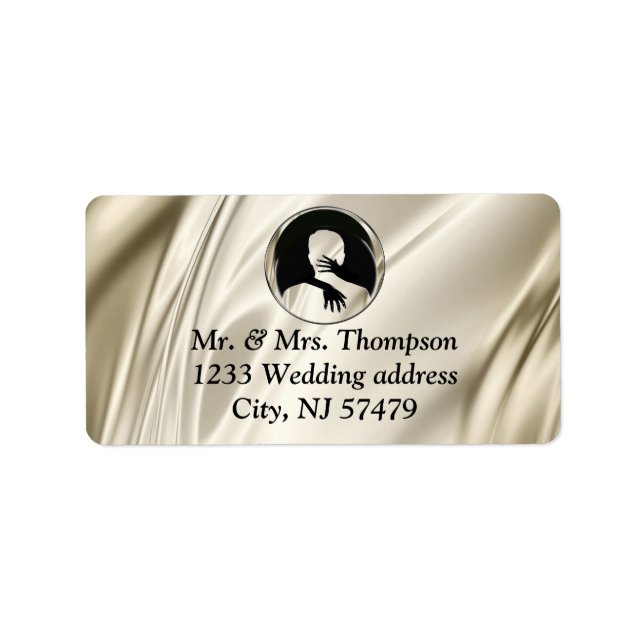 Liebe ist Alles, was es gibt Hochzeitsmarken Adressaufkleber (Vorne)