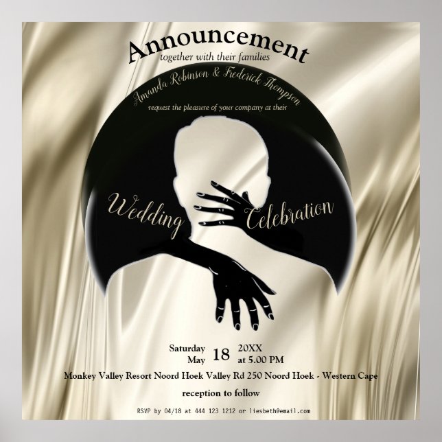 Liebe ist Alles, was Hochzeiten verkünden Poster (Vorne)