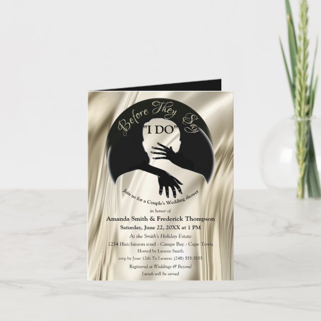 Liebe ist Alles, was Polterabend gibt Einladung (Vorderseite)