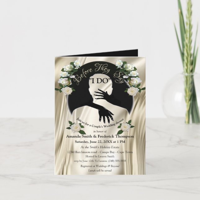 Liebe ist Alles, was Polterabend gibt Einladung (Vorderseite)