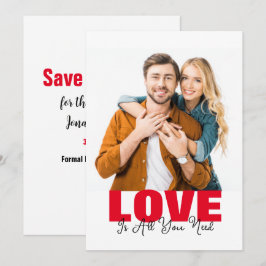 Liebe ist alles, was Sie brauchen, Save the Date f