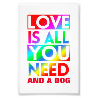 LIEBE IST ALLES, WAS SIE BRAUCHEN UND EIN HUND