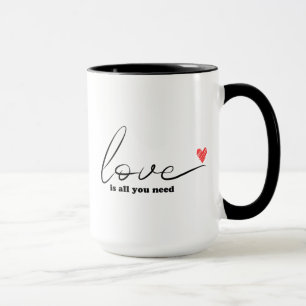Liebe ist alles, was Sie brauchen, Valentingeschen Tasse