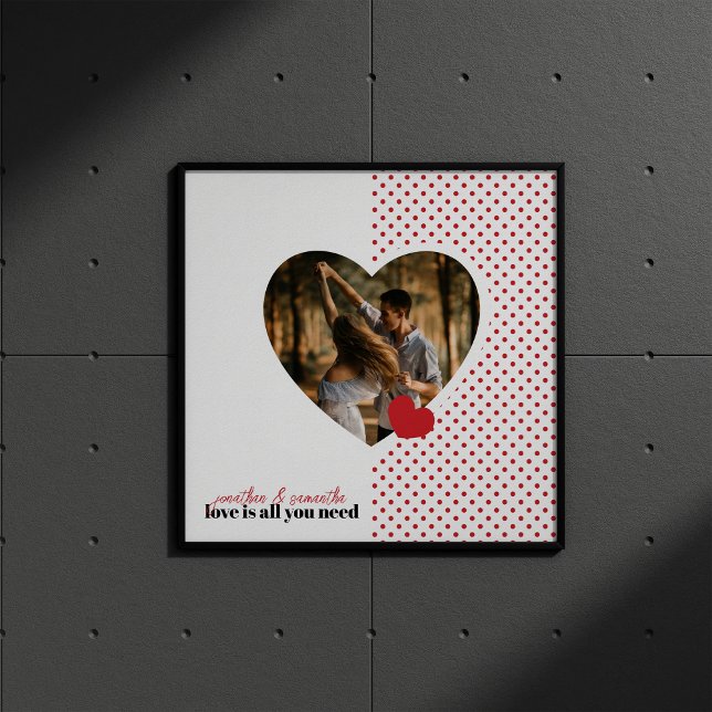 Liebe ist alles, was Sie für ein Foto brauchen Poster (Von Creator hochgeladen)
