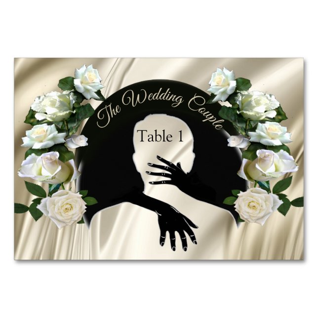 Liebe ist Alles, was Table Cards enthält Tischnummer (Vorderseite)